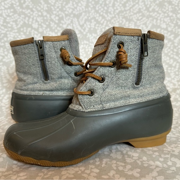 Sperry Women's Saltwater Emboss Wool Boot 7M - Picture 1 of 8